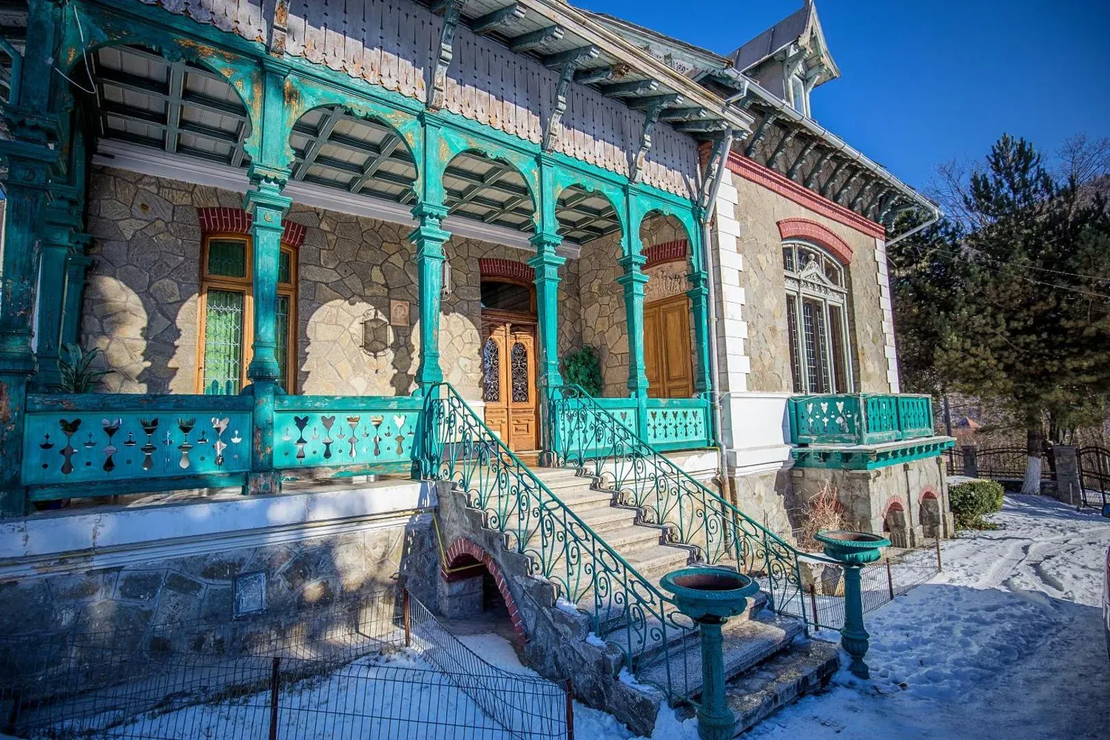 The historic villa where The Better Neighbors workation stays in Sinaia, Romania